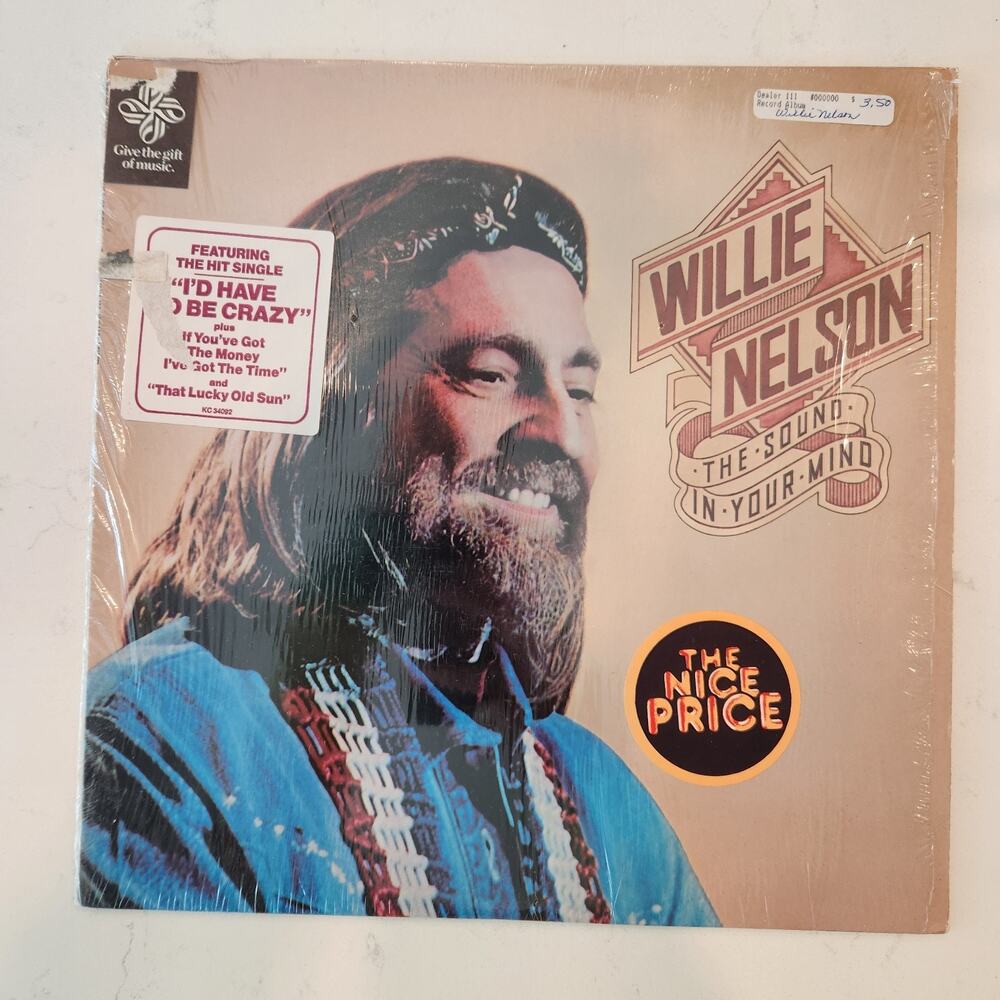 Willie Nelson The Sound In Your Mind Columbia PC 34092 1K 1976 12" Stereo LP